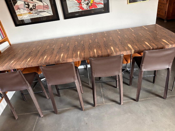 Image 1 of Table de salle à manger en bois de rose sur mesure