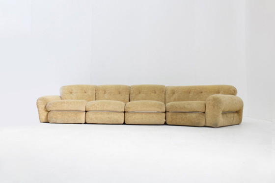 Divano modulare italiano vintage anni '70 – Divani modulari, Chrome (photo 4 of 10)