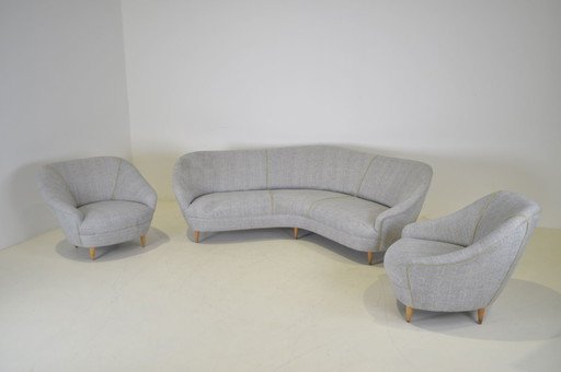 Norwegian sofa + 2 lounge chairs