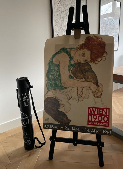 Egon Schiele (1890-1918), Siddende Kvinde ( Kunstnerens Kone), 1971, Nationalgalleriet, Prag, Vienna 1900- Art And Desig Egon .