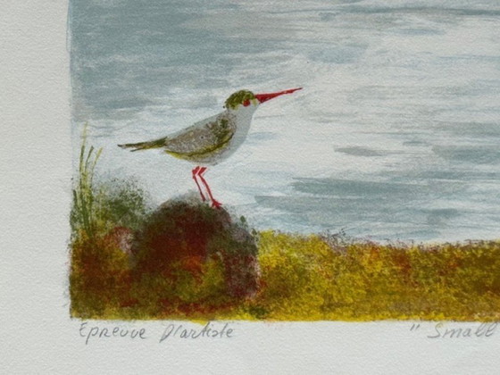 Image 1 of Litografia "Small Harbor" di Judith Bledsoe