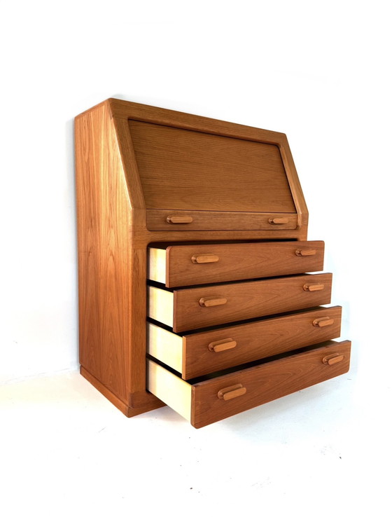 Image 1 of Vintage teak secretaire, Dyrlund '70s