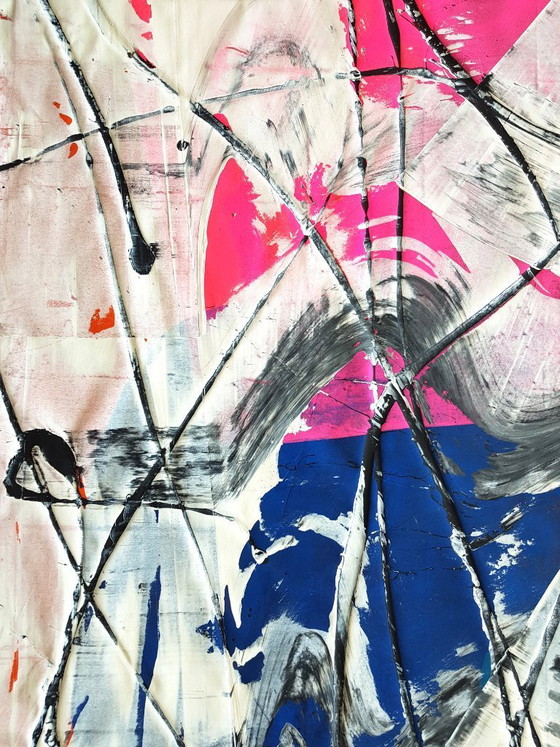 Image 1 of Jürgen Angeler - Pink Heart - 200 x 140 cm