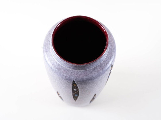 Image 1 of Grey ceramic vase, German design, 1960s, made in West Germany