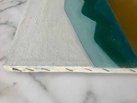 Image 1 of Paesaggio naif dipinto su tela