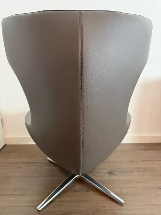 Leolux Caruzzo Plus, seulement 4 mois. Vendu suite à un déménagement. – Fauteuils, Leather, Aluminium (photo 6 of 12)