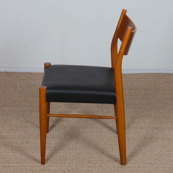 Image 1 of Suite of 6 chairs produced by Consorzio Sedie Friuli, 1960