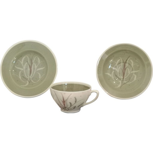 Tasse à thé vintage peinte à la main par Susie Cooper, Angleterre