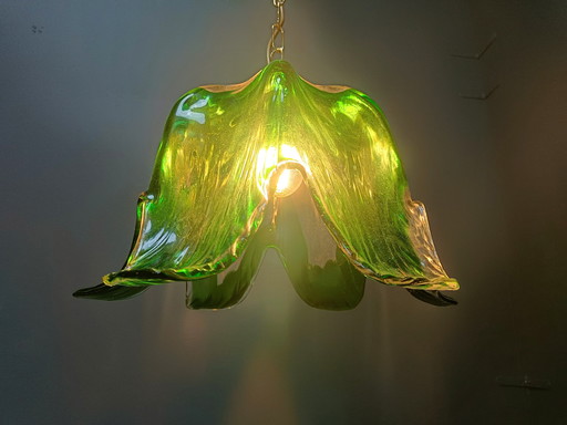 Vintage Murano Glass Pendant Light for Mazzega, 1960s