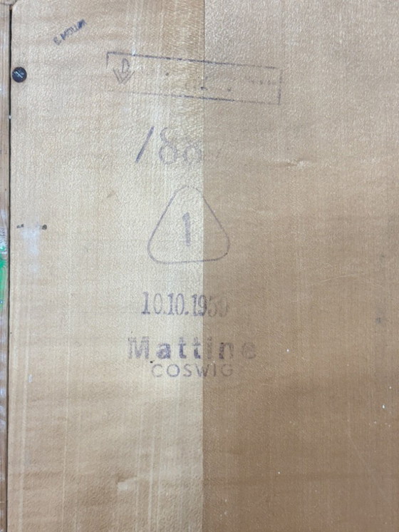 Image 1 of Bellissimo armadio/ripostiglio/mobiletto vintage Hellerau, metà secolo.