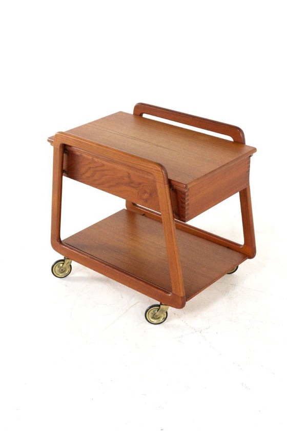 Image 1 of Henning Wind-Hansen voor Sika mobler trolley vintage Deens
