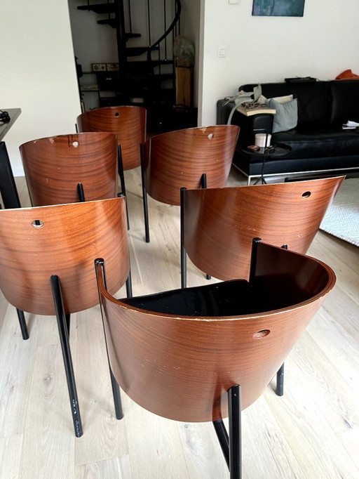 6x Philippe Starck Costes Chair