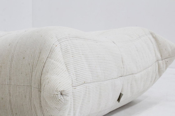 Image 1 of Vintage Togo fauteuil met poef 1980s Michel Ducaroy Ligne Roset