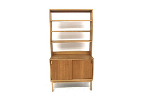Scandinavian oak bookcase, Bertil Fridhagen, Bodafors, Sweden, 1960