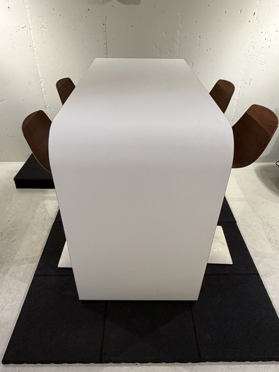 Image 1 of Mobile bar Lapalma con 4 sgabelli (noce)