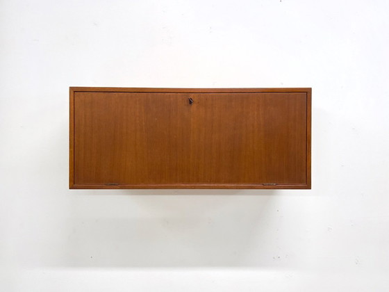 Image 1 of Teak Bar Cabinet By Kai Kristiansen For Feldballes, 1960s
