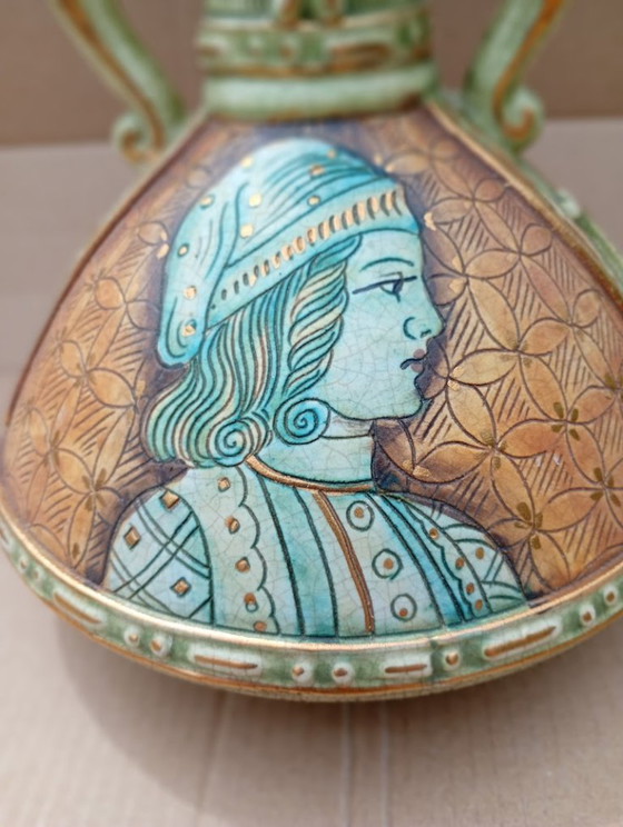 Image 1 of Exclusive Vintage Deruta Majolica Vase – Pimpinelli & Gialletti