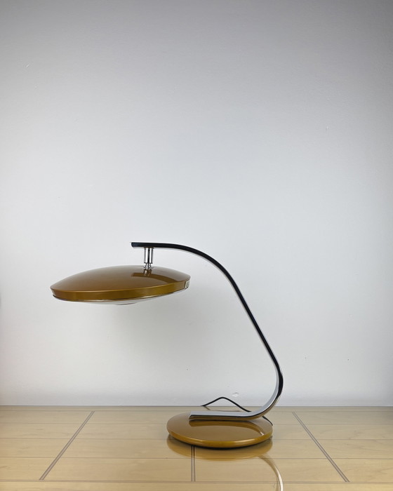 Image 1 of Brutalist Fase 520C Table Lamp by Luis Pérez de la Oliva 1960s-1970s, Spain, Mid-Century, Space Age, Industrial Design