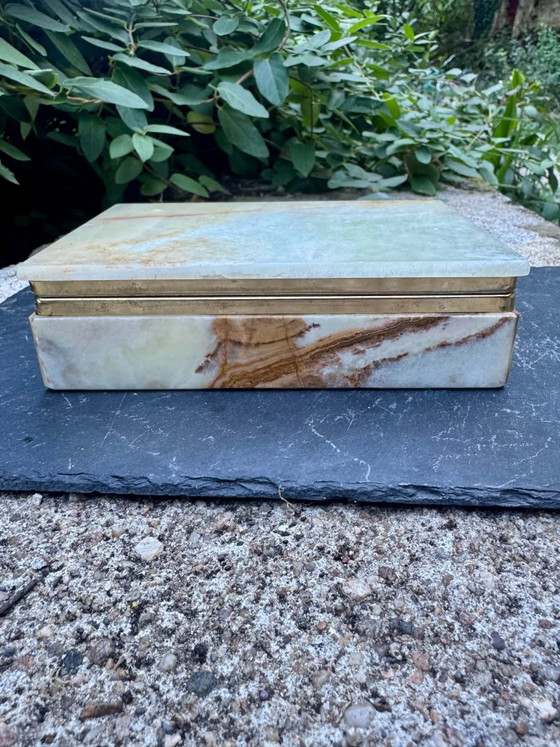 Onyx Sieradendoos Jaren 60 Italië Vintage – Decoratieve objecten, Stone (photo 13 of 15)
