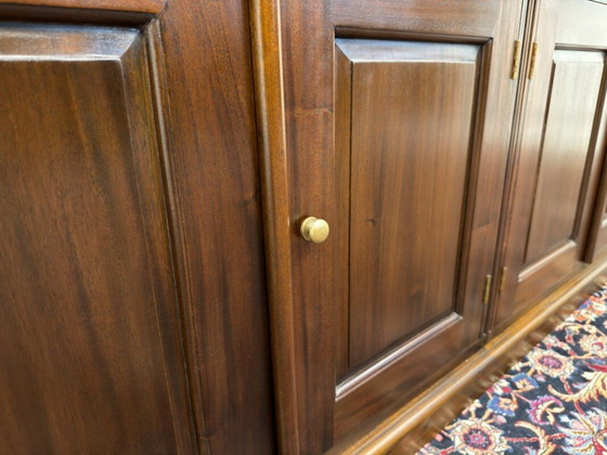 Libreria classica inglese semi-aperta – Librerie, Legno, Ottone (photo 12 of 13)