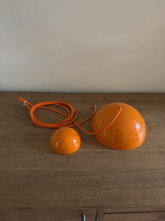 Vintage Louis Poulsen Flowerpot - Verner Panton - VP1 I – Lampade a sospensione, Porcelain, Metal (photo 3 of 11)