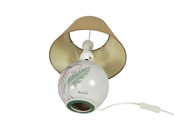 Image 1 of Studio ceramics - Vanessa Tuck - hand-painted - table lamp - 80s