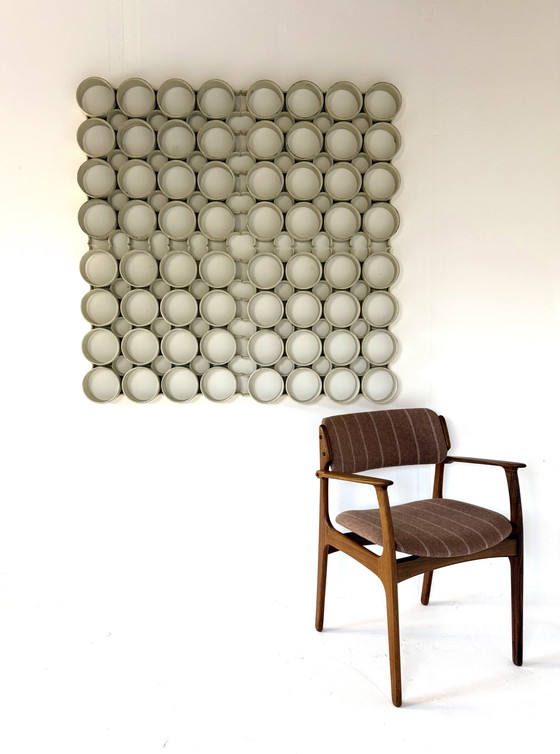 Image 1 of Vintage space age wall panel '70