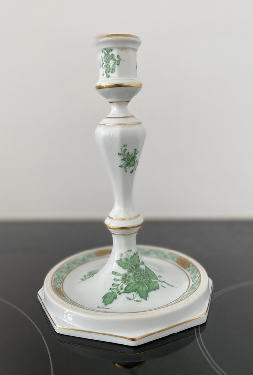 Antieke Herend Ungheria candelaar