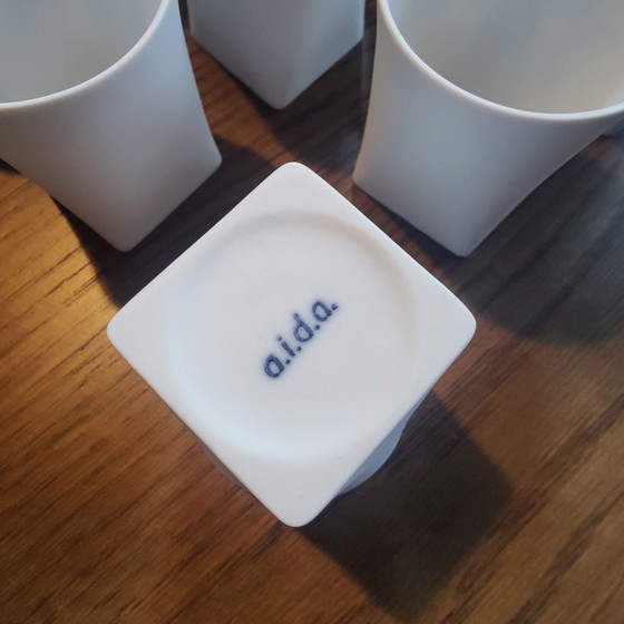 A.I.D.A Porzellan Skandinavische Kaffeetassen, a.i.d.a., Geschirr, Weiß (Foto 3 von 7)