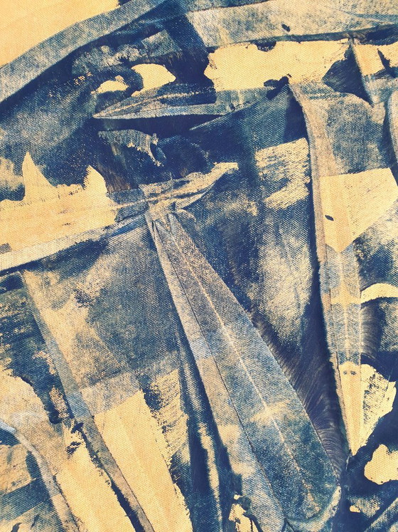 Jürgen Angeler - Golden 3D Wings – Paintings & Drawings, Canvas, Abstract (photo 15 of 24)