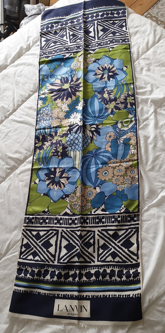 Image 1 of Echarpe Lanvin 138 cm pure soie