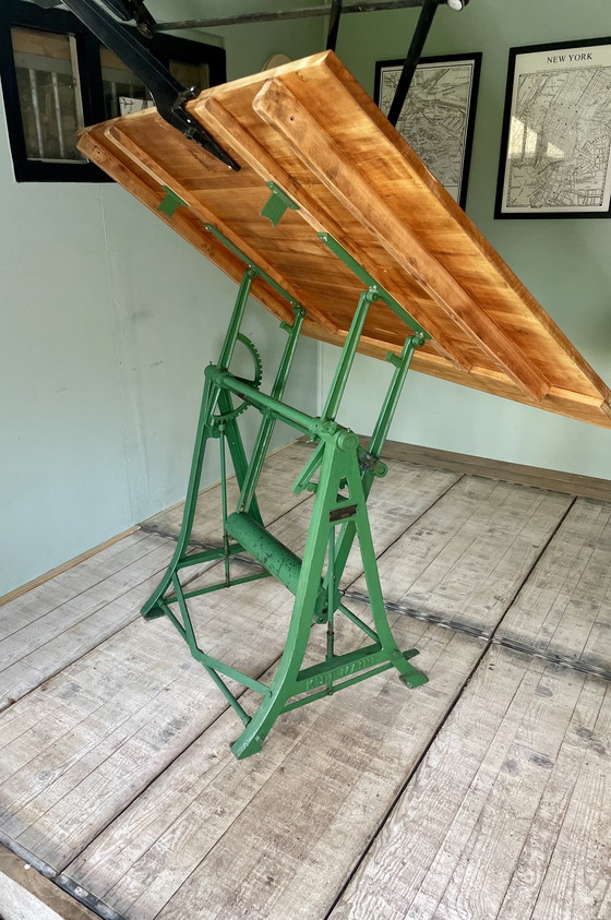 Image 1 of Table d'architecte vintage française Kohlmann