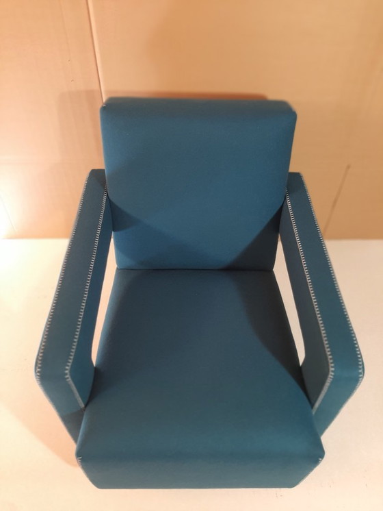 Image 1 of CASSINA 637 UTRECHT fauteuil (NIEUW, NOOIT GEBRUIKT) in 13L OTHANIO WOL met natuurlijke draadstiksels en paardenpunt