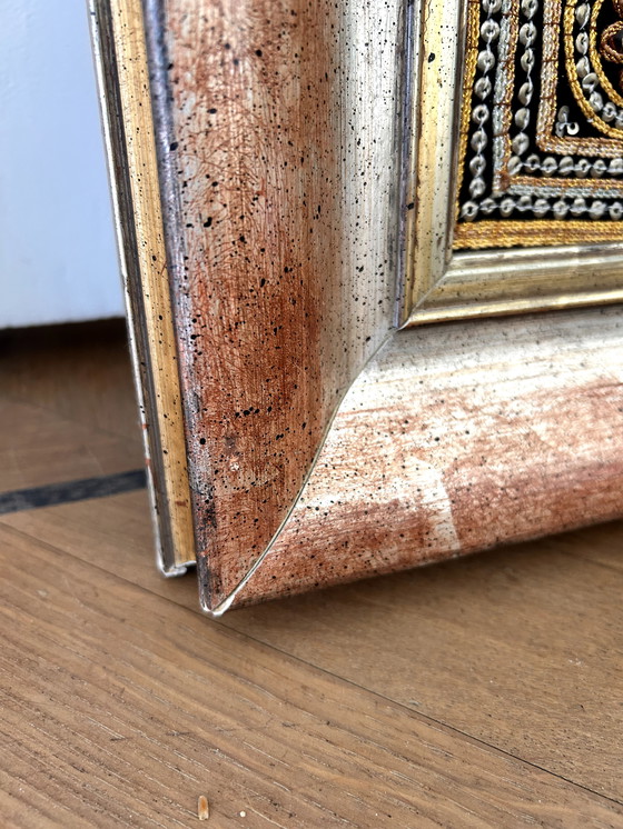 Image 1 of Elefante birmano da appendere al muro, incorniciato professionalmente