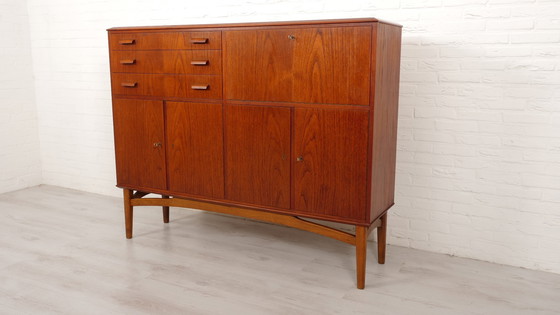 Image 1 of Vintage Highboard | Dinnerware Cabinet | Teak