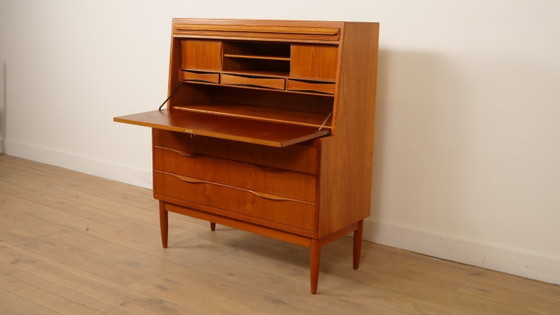 Image 1 of Secrétaire vintage | Erling Torvits | Teck | 104 cm