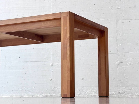 Image 1 of Solid table made of oiled oak, 1990s