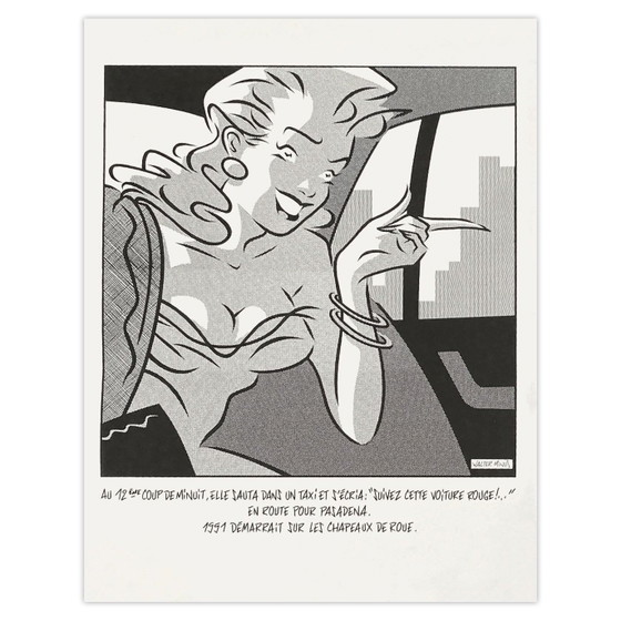 Image 1 of Walter MINUS Au 12ème coup de minuit Siebdruck 1991