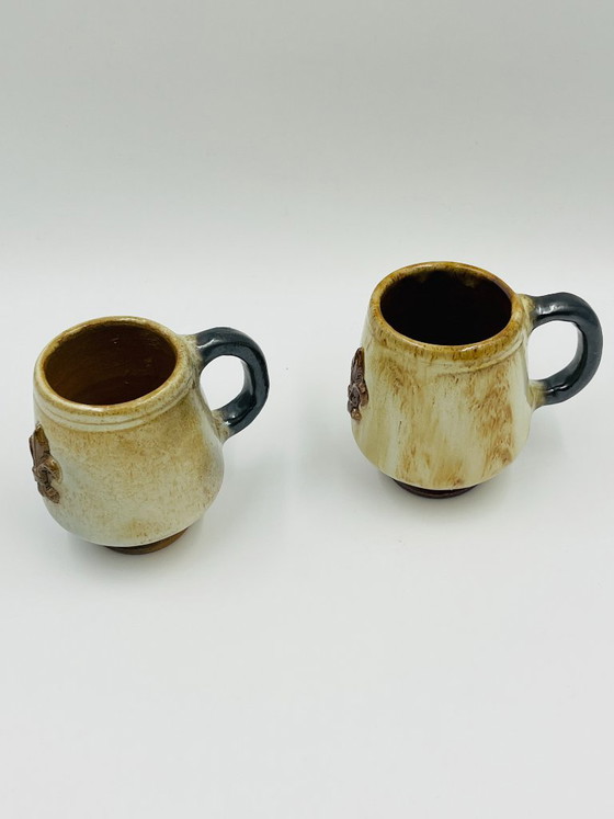 Duo of Bouffioulx Guérin stoneware mugs, Guerin, Glass & Decanter, Ceramic, Brown (photo 3 of 7)