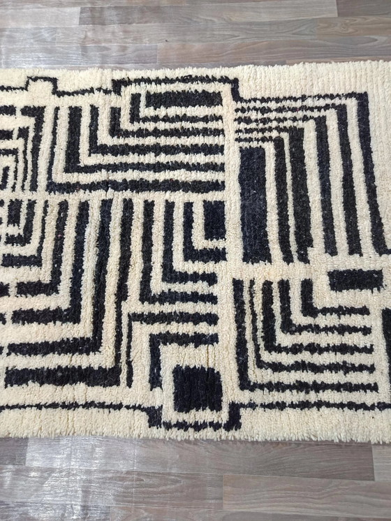 Handgefertigter Wollteppich Marokko 3 x 2 m – Teppiche & Läufer, Wool (photo 7 of 13)