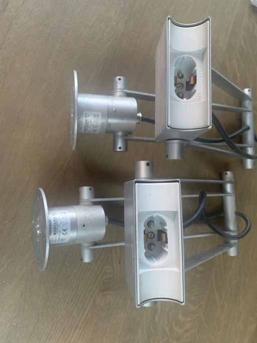 2 x Modular Linestra wall light