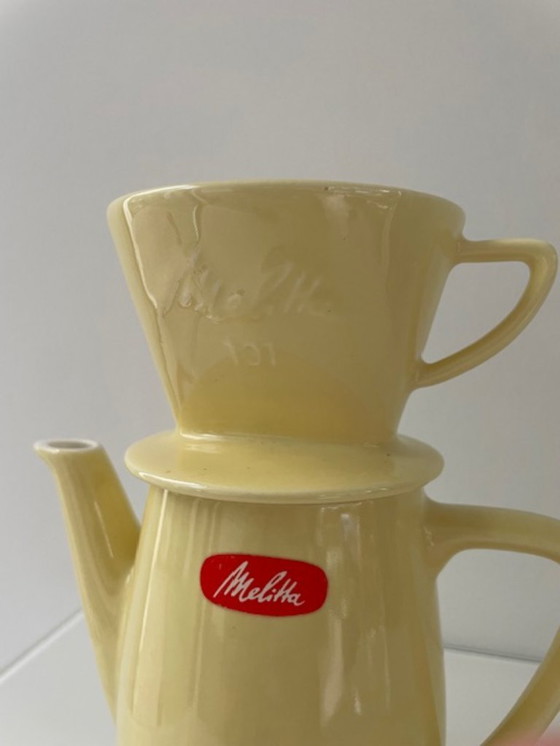 Image 1 of Macchina da caffè Melitta vintage con filtro degli anni '60.