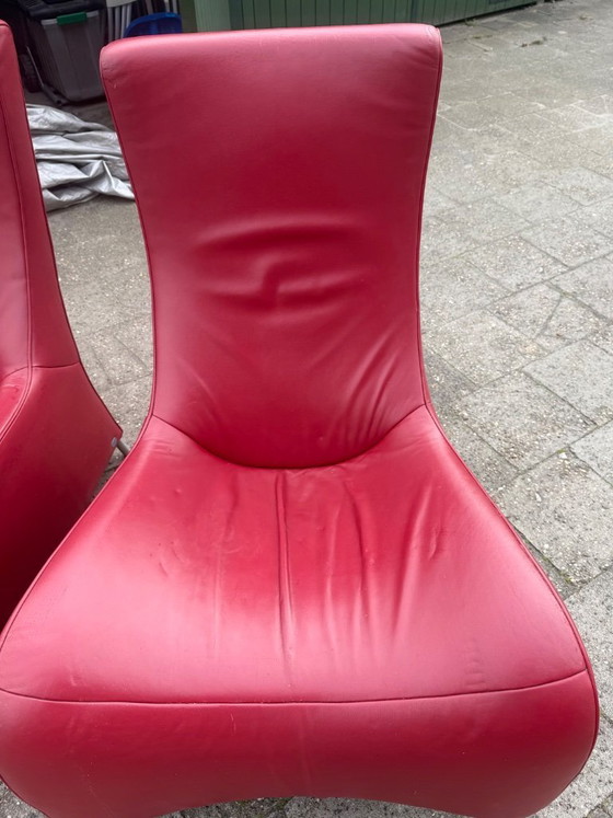 Image 1 of De Sede stoelen ds264 rood