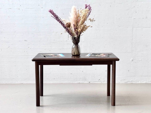 Extendable mid-century dining table in dark wood – 1960s/70s – eettafels (photo 2 of 15)