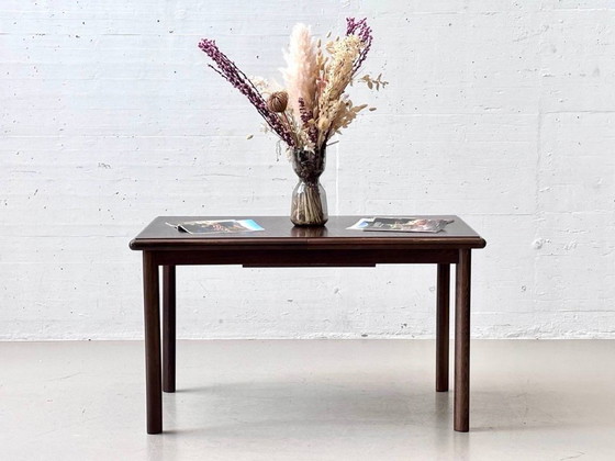 Extendable mid-century dining table in dark wood – 1960s/70s (photo 2 of 15)