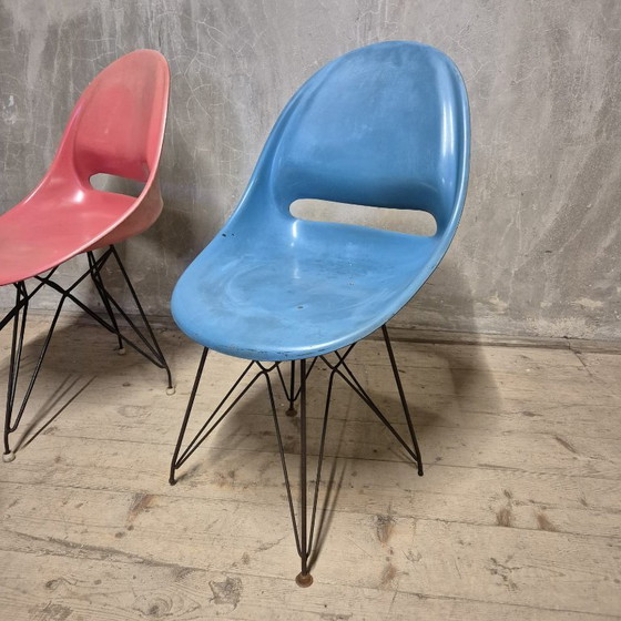 Image 1 of Set di 4 sedie Navratil di Vertex, anni '60, Cecoslovacchia