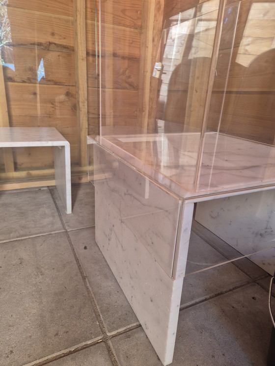 Image 1 of Tavolini laterali in marmo vintage