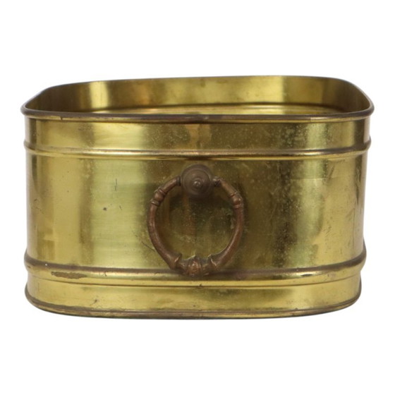 Grande fioriera ovale in ottone, vintage, XL, vaso portaoggetti 41 cm – Vasi per piante, Brass (photo 11 of 15)