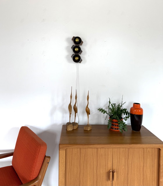 Vintage Ceramic Wall Lamp, Leola Leuchten ‘70s – Wall lights, Metal (photo 11 of 12)