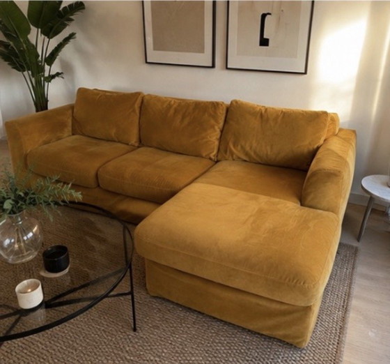 Bellissimo divano angolare originale Mitèl – in ottime condizioni – Divani angolari, Velvet (photo 5 of 5)